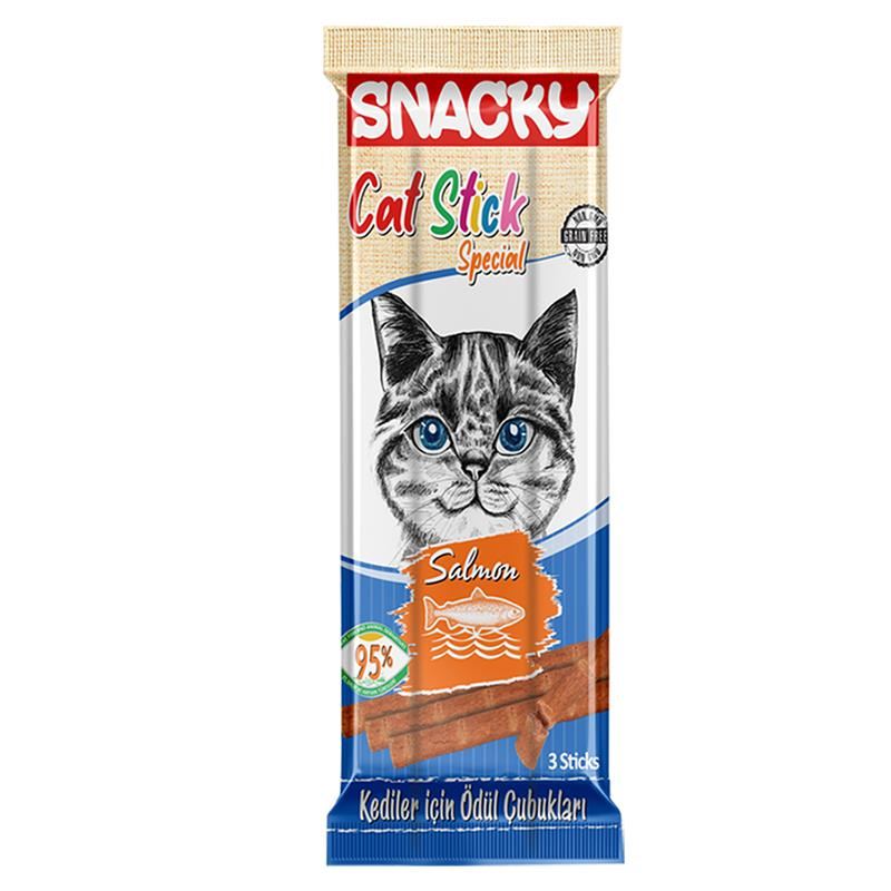 Snacky Stick Somonlu Kedi Ödülü 3x5gr