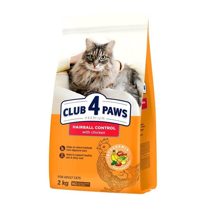 Club4Paws Hairball Yetişkin Kedi Maması 2kg