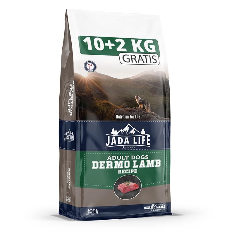 Jada Life Dermo Kuzu Etli Pirinçli Yetişkin Köpek Maması 12kg