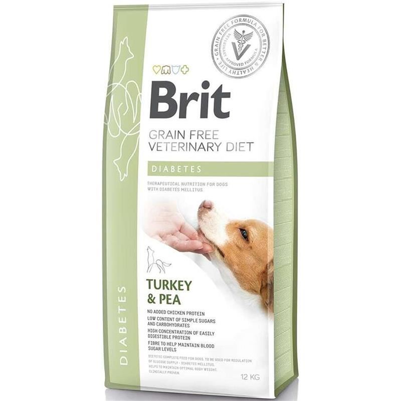 Brit Veterinary Diet Diabetes Diyabet Hastası Köpekler İçin Tahılsız Köpek Maması 12kg