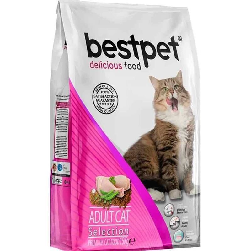BestPet Selection Tavuklu Yetişkin Kedi Maması 15kg