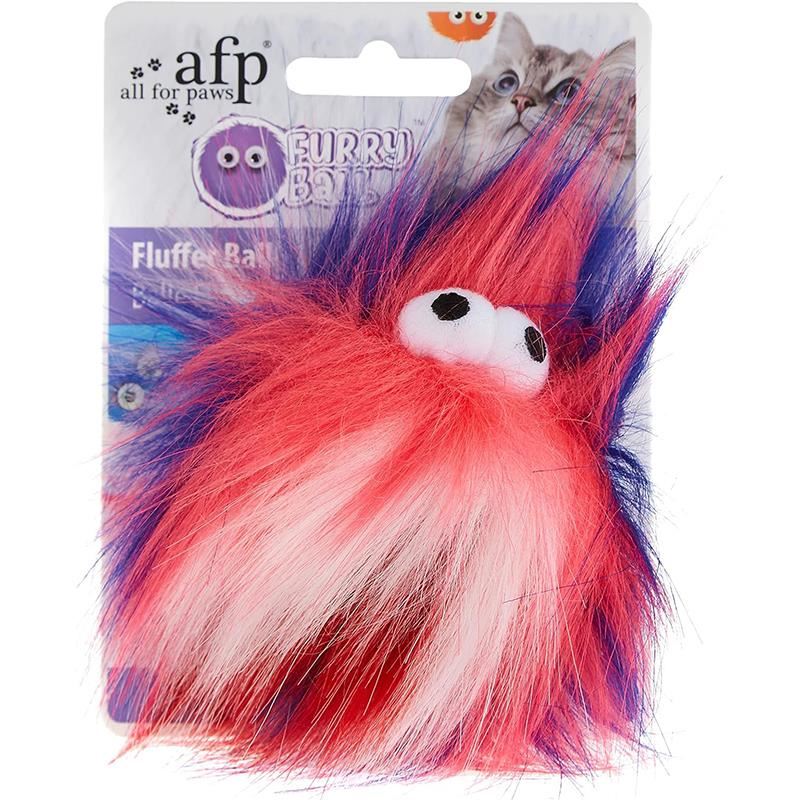 Afp Furry Ball Tüylü Renkli Catnipli Fare Kedi Oyuncağı 2804