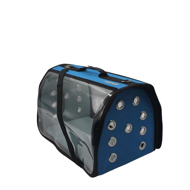 Lepus Şeffaf Fly Bag Kedi Köpek Taşıma Çantası Mavi