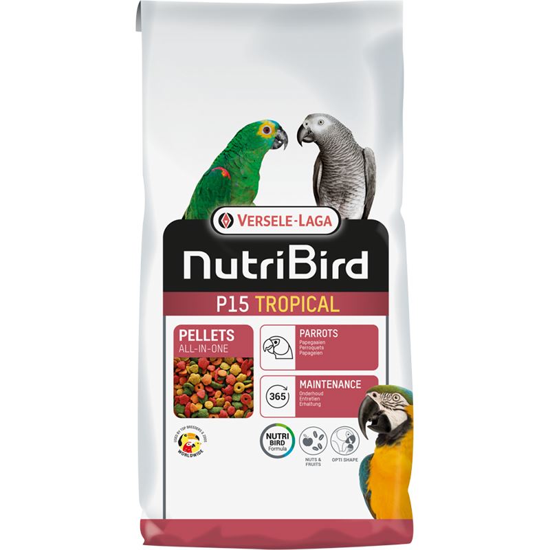 Versele Laga Nutribird P15 Tropical Papağanlar İçin Pelet Yem 10kg