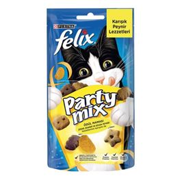 Felix Party Mix Karışık Peynir Lezzetleri Kedi Ödül Maması 60gr