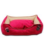 Lepus Soft Plus Köpek Yatağı Fuşya Large
