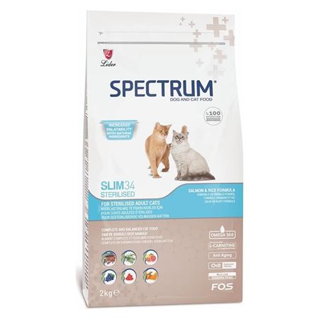 Spectrum Slim34 Somonlu Light&Sterilised Yetişkin Kedi Maması 2 Kg