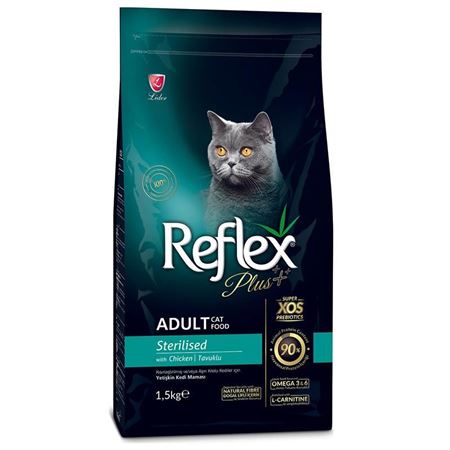 Reflex Plus Tavuklu Kısırlaştırılmış Kedi Maması 1.5kg