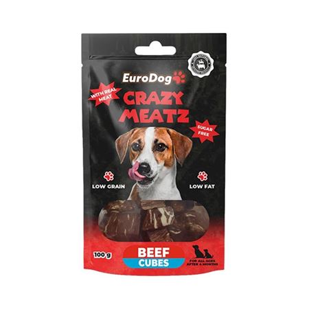 EuroDog Beef Cubes Köpek Ödülü 100 Gr
