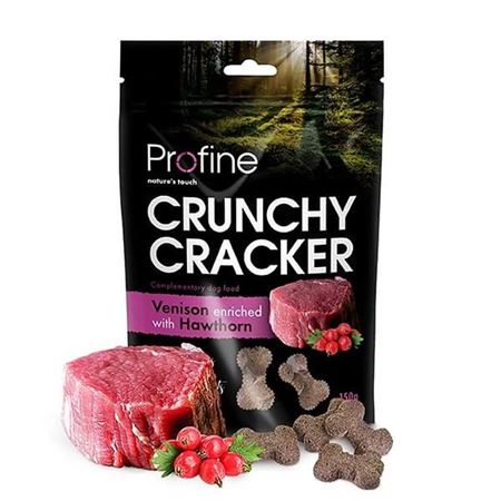 Profine Crunchy Cracker Geyikli Alıçlı Köpek Krakeri 150 Gr