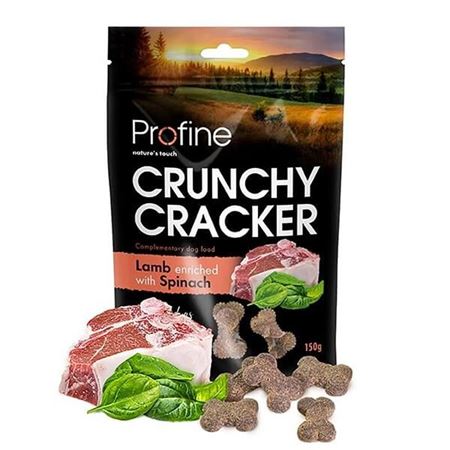 Profine Crunchy Cracker Kuzulu Ispanaklı Köpek Krakeri 150 Gr