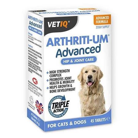 VETIQ Arthriti-Um Hip-Joint Care Köpek Eklem ve Kemik Sağlığı Destekleyici 45 Tablet