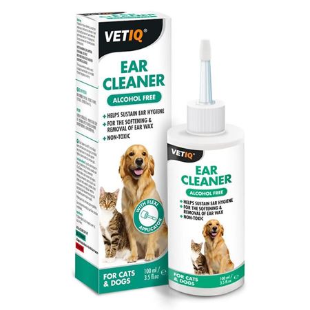 VETIQ Ear Cleaner Kedi Ve Köpek Kulak Temizleme Losyonu 100 Ml