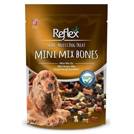 Reflex Semi-Moist Mini Karışık Kemikler Köpek Ödülü 150gr
