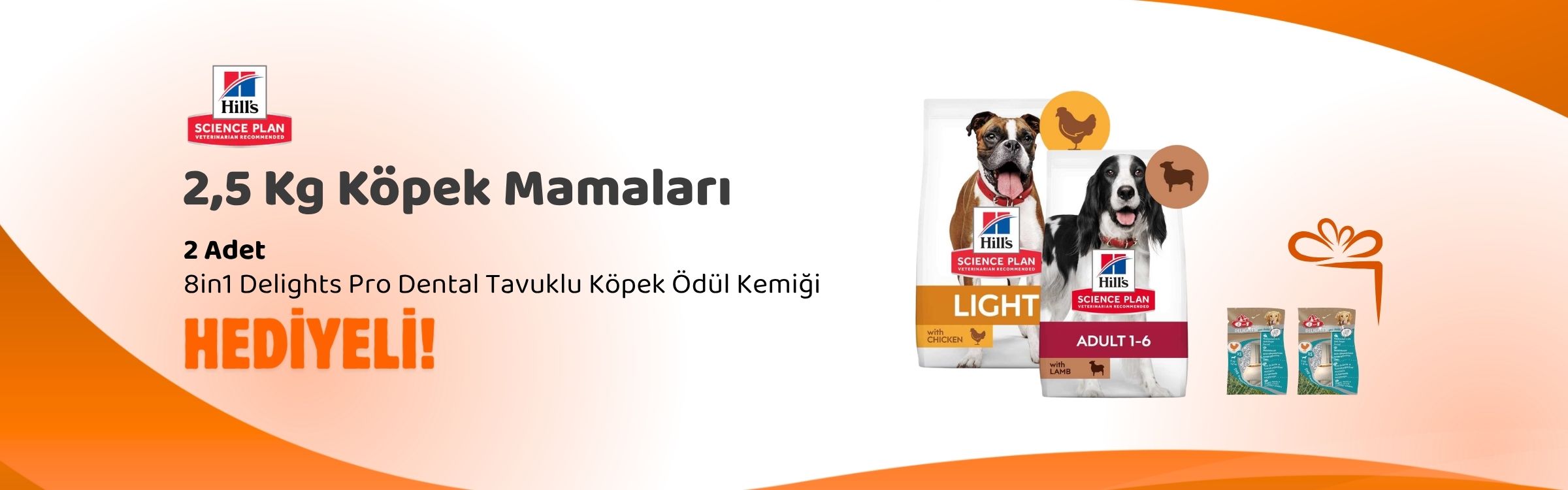 Hill's Science Plan 1,5 ve 2,5 Kg Köpek Mamaları
