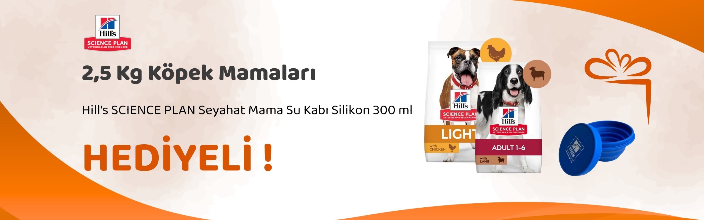 Hill's Science Plan 2,5 Kg Köpek Mamalarına 1 Adet Hill`s SCIENCE PLAN Küçük ve Mini Irk Tavuklu & Hindili Yetişkin Köpek Konservesi 200 Gr Hediye