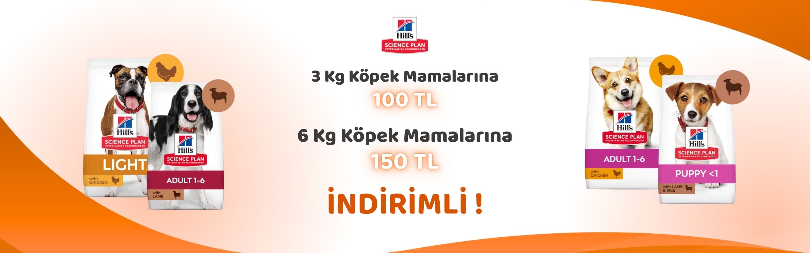 Hill's Science Plan 3 Kg ve 6 Kg Köpek Mamaları