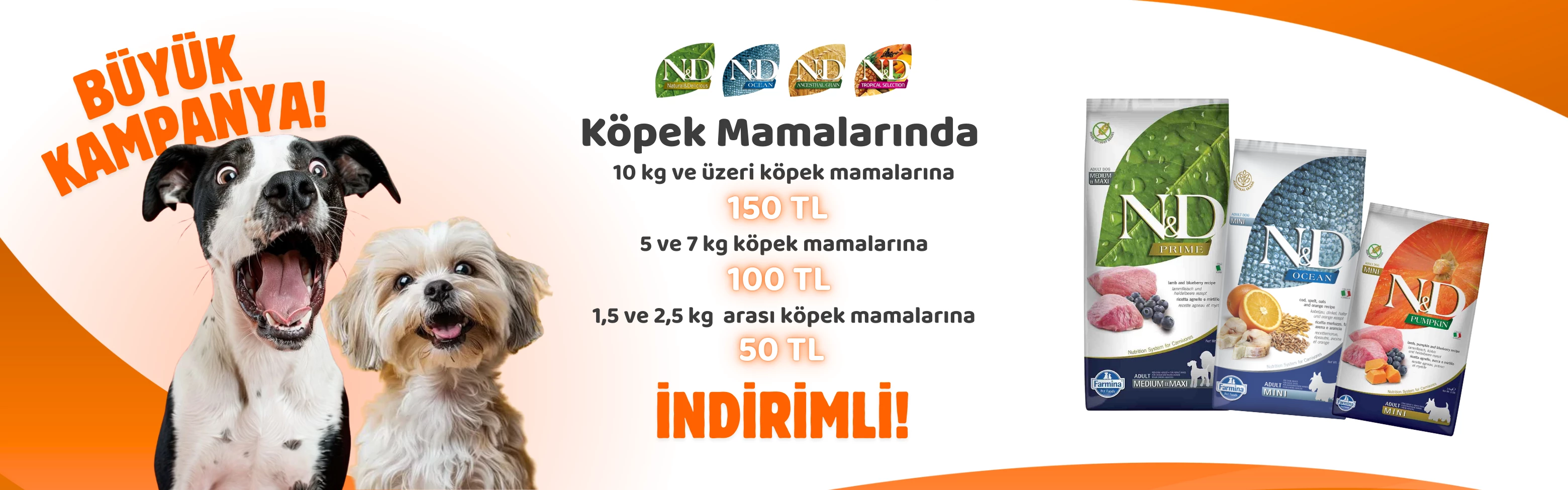 N&D Köpek Mamaları