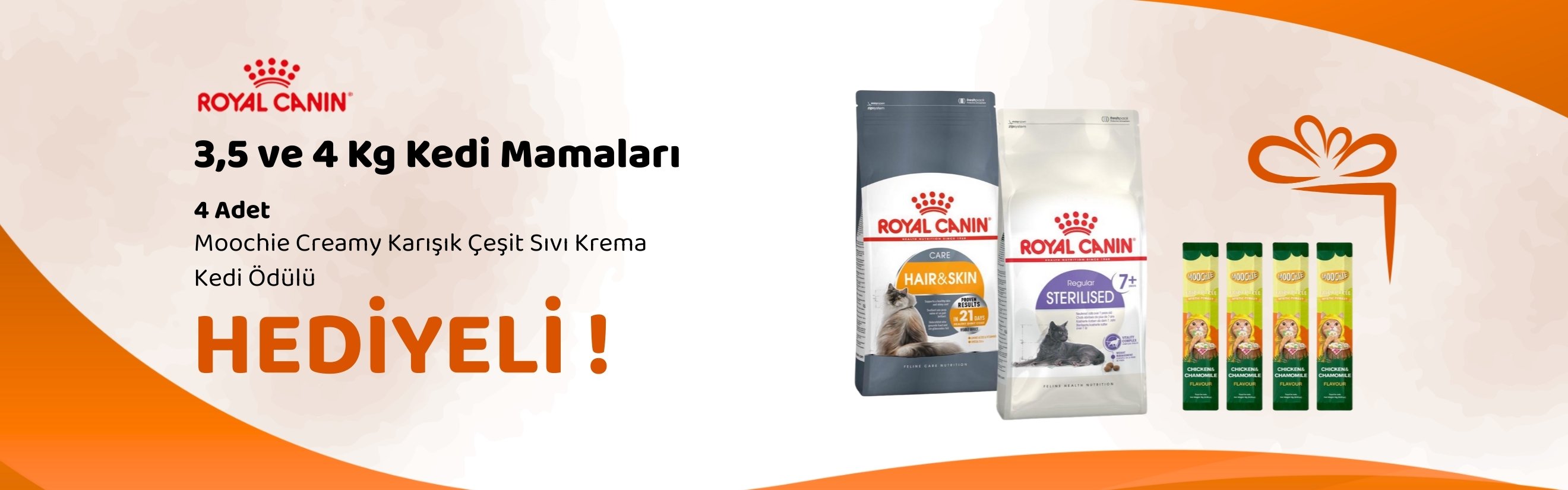 Royal Canin 3,5 ve 4 Kg Kedi Mamalarında 100 TL İndirim