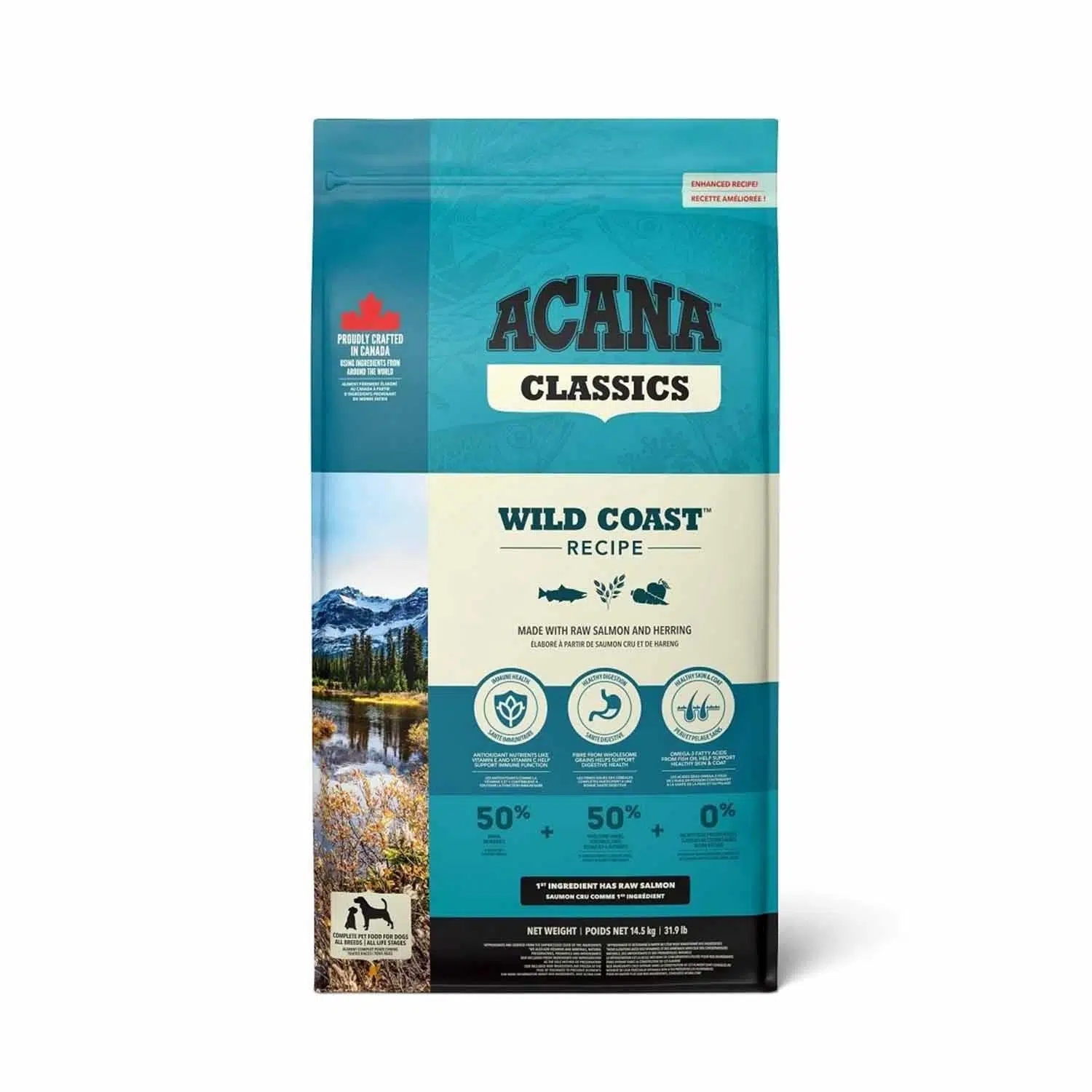 Acana Classics Wild Coast Balıklı Düşük Tahıllı Tüm Irk ve Yaşam Evreleri İçin Köpek Maması 14,5 kg