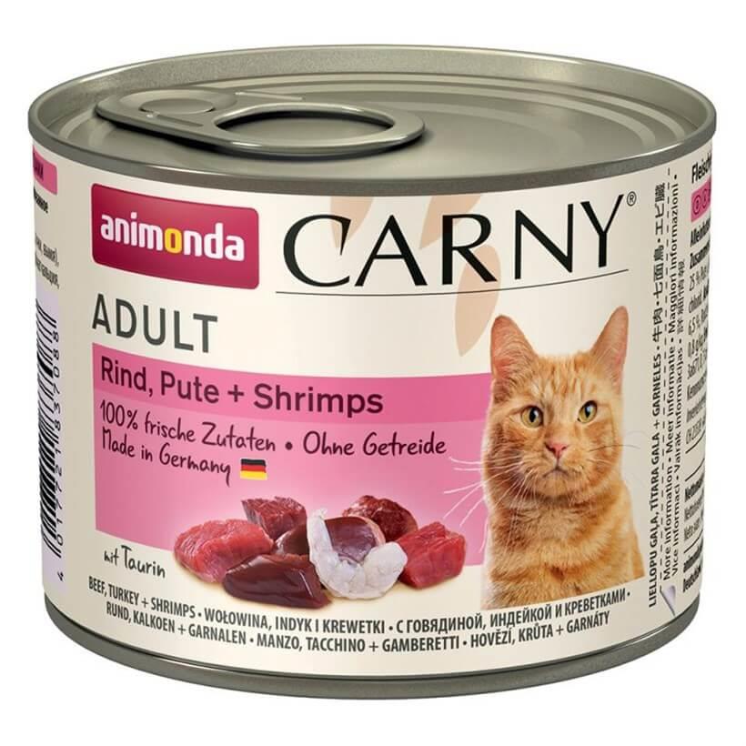 Animonda Carny Hindi Etli Karidesli Kedi Konservesi 200 gr