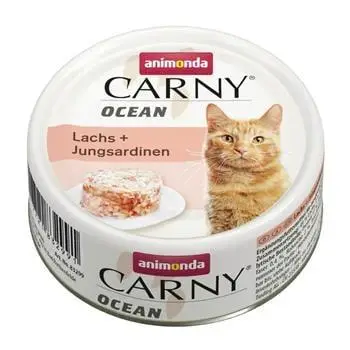 Animonda Carny Ocean Somonlu ve Sardalyalı Kedi Konservesi 80 gr