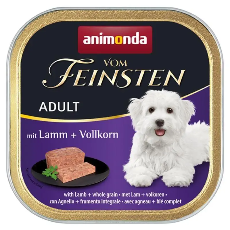 Animonda Vom Feinsten Kuzu Etli Yetişkin Köpek Konservesi 150 gr