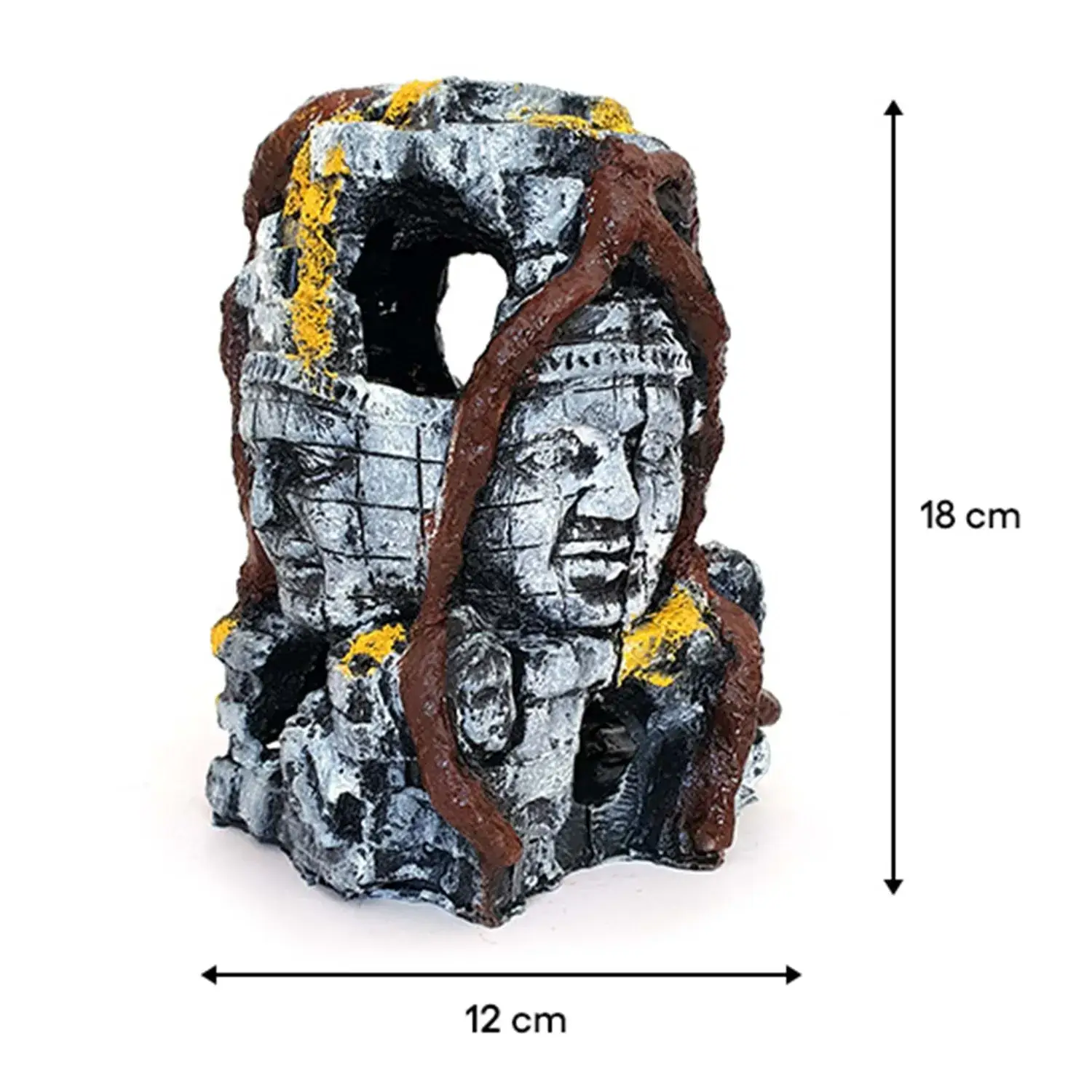 Bonisa Baskılı Dağ Akvaryum Dekoru 18 x 12 Cm