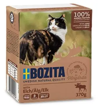 Bozita Elk Geyik Etli Yetişkin Kedi Konserve Maması 370 gr