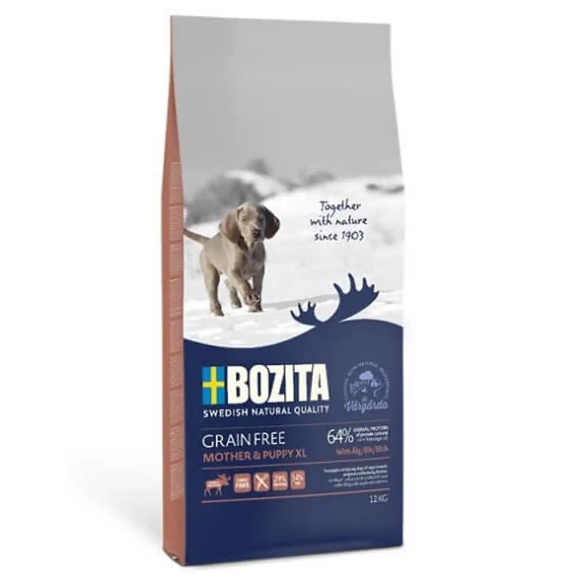 Bozita Geyikli Tahılsız XL Mother and Puppy Köpek Maması 12 kg