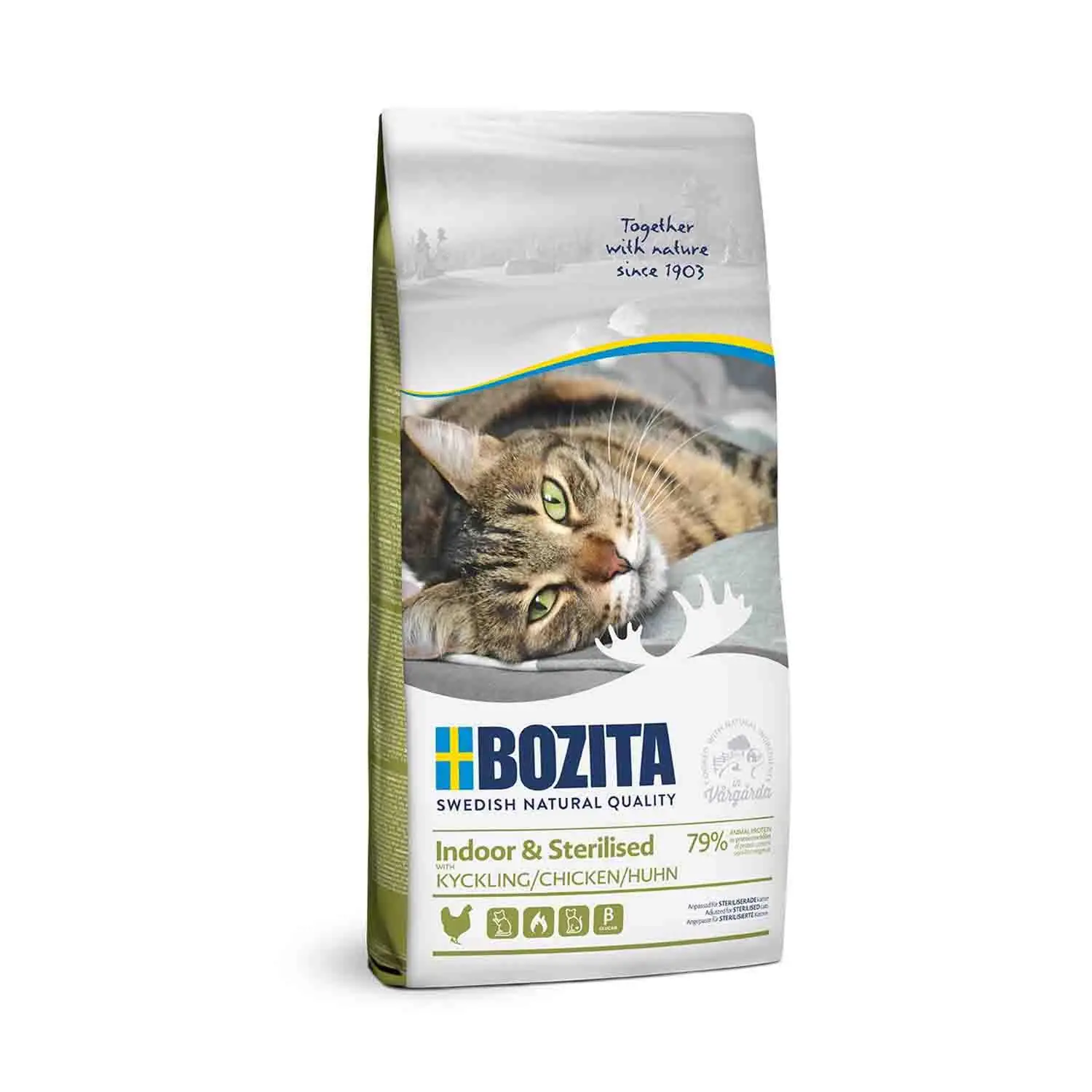 Bozita Indoor Tavuklu Kısırlaştırılmış Yetişkin Kedi Maması 10 kg