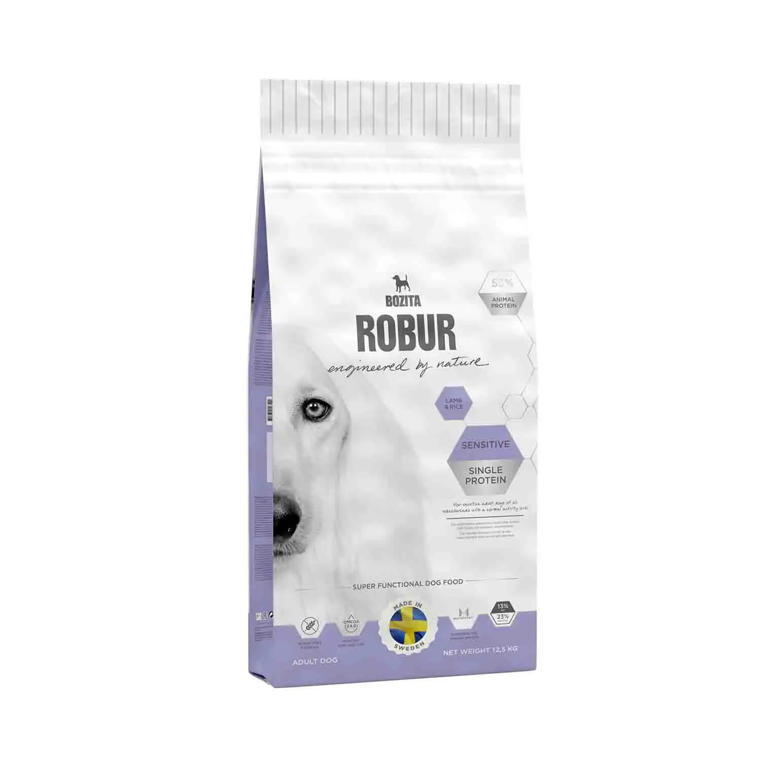 Bozita Robur Sensitive Single Protein Kuzu Etli Yetişkin Köpek Maması 12,5 kg