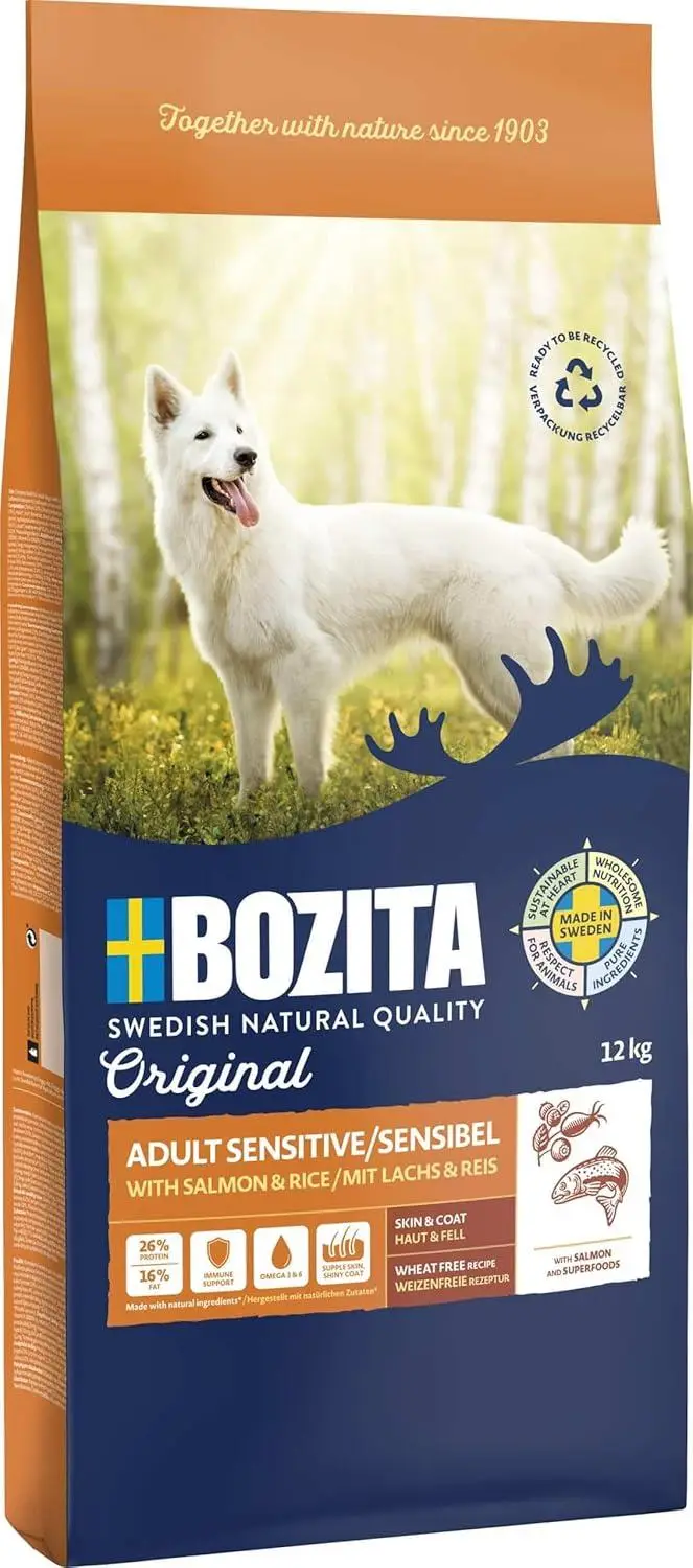 Bozita Sensitive Sensible Hassas Ciltli Yetişkin Köpek Maması 12 kg
