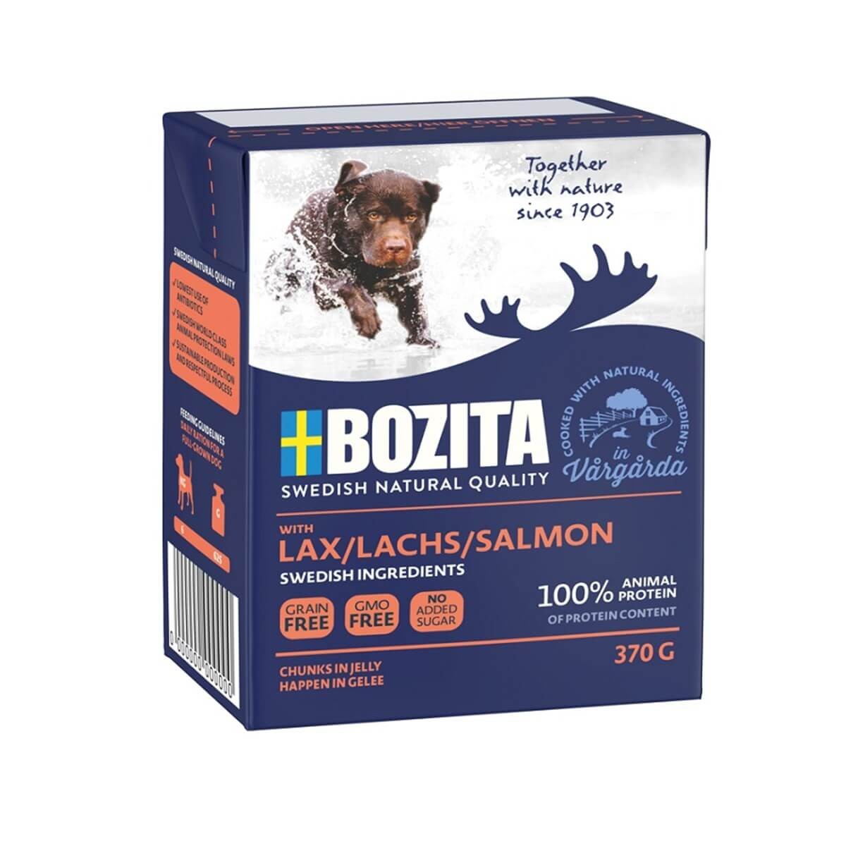 Bozita Somonlu Yetişkin Köpek Konserve Maması 370 gr