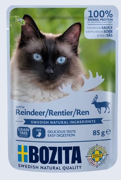 Bozita Tahılsız Geyikli Yetişkin Kedi Konserve Maması 85 gr