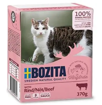 Bozita Tahılsız Sığır Etli Yetişkin Kedi Konserve Maması 370 gr