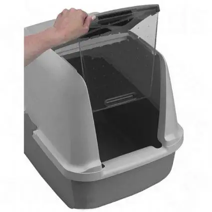 Catit Cabrio Karbon Filtreli Jumbo Boy Kedi Tuvaleti Mavi 57 cm