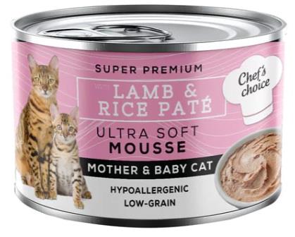 Chef's Choice Mother & Babycat Düşük Tahıllı Yavru Kedi Konservesi 200 gr