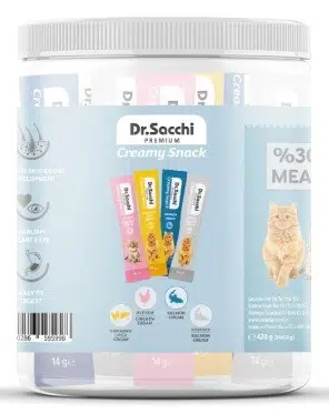 Dr.Sacchi Creamy Sıvı Karışık Kedi Ödülü 30 Adet