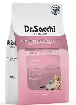 Dr. Sacchi Premium Düşük Tahıllı Yavru Kedi Maması 1 kg