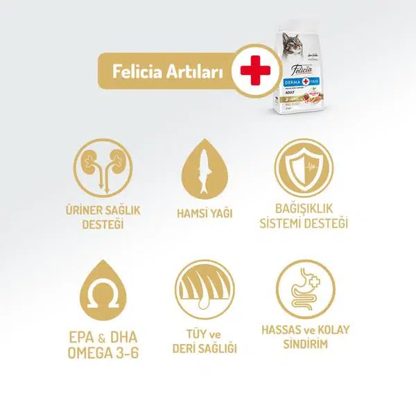 Felicia Light Somonlu Düşük Tahıllı Kısırlaştırılmış Kedi Maması 5 kg
