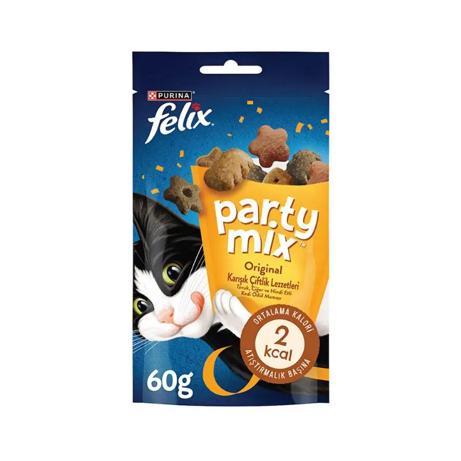 Felix Party Mix Karışık Çiftlik Lezzetleri Kedi Ödül Maması 60 Gr