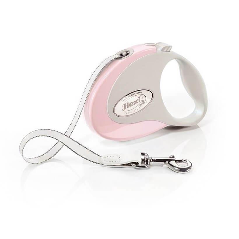 Flexi Style Rose 5 mt Şerit Otomatik Tasma Medium