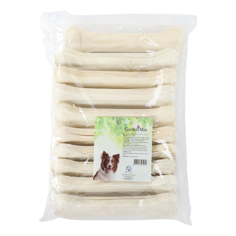 Garden Mix Sütlü Deri Kemik 21 cm 150-180 gr 10'lu Pkt