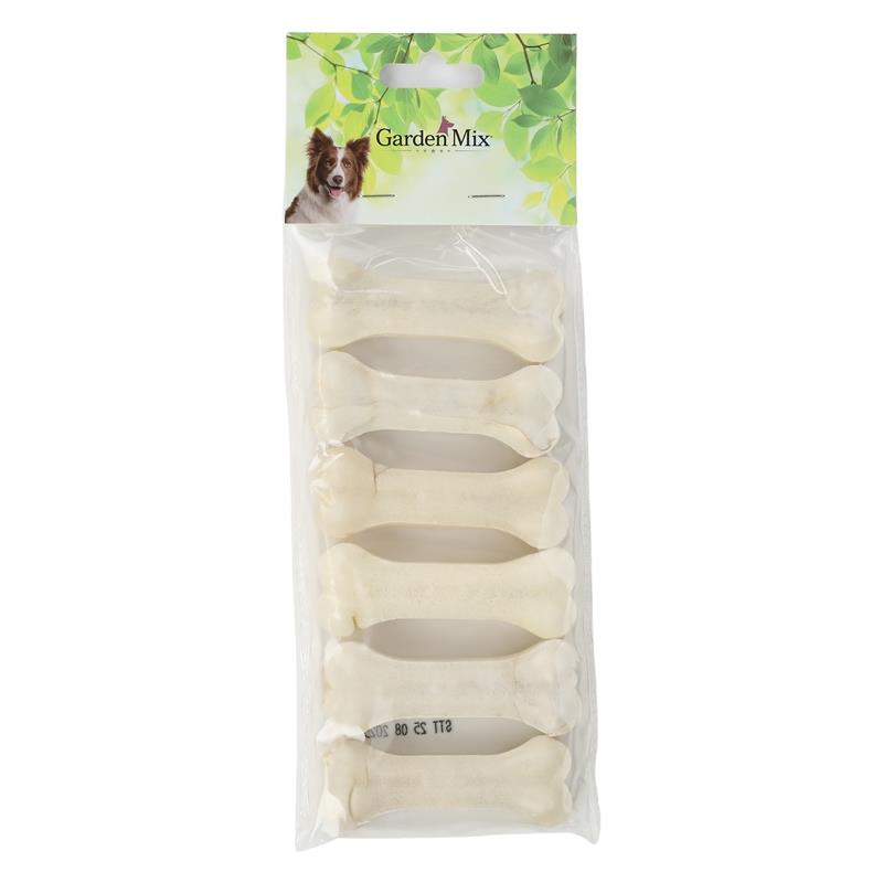 Garden Mix Sütlü Deri Kemik 8 Cm 20-25 gr 6'lı Paket