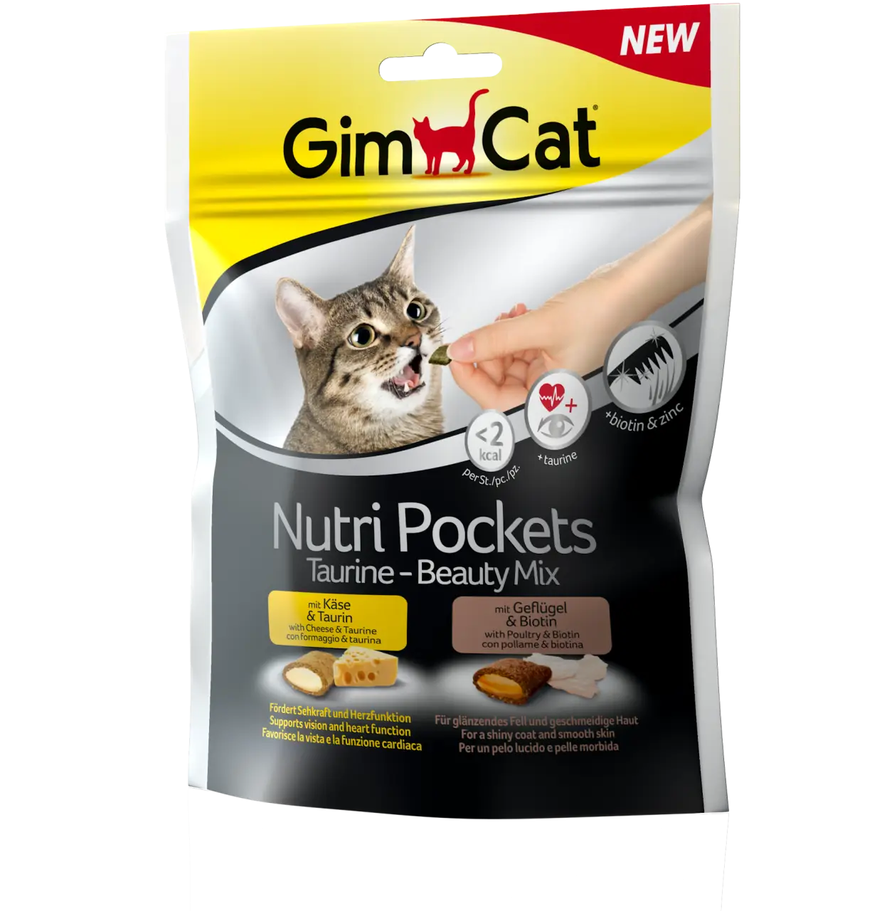 Gimcat Nutripockets Kedi Ödülü Taurin ve Beauty 150 gr