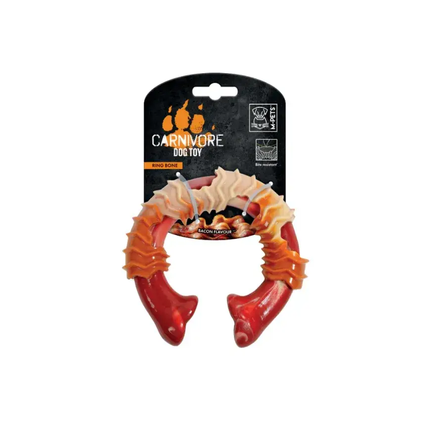 M-Pets Carnıvore Dog Toy Rıng Bone Pastırma Aromalı Köpek Çiğneme Oyuncağı
