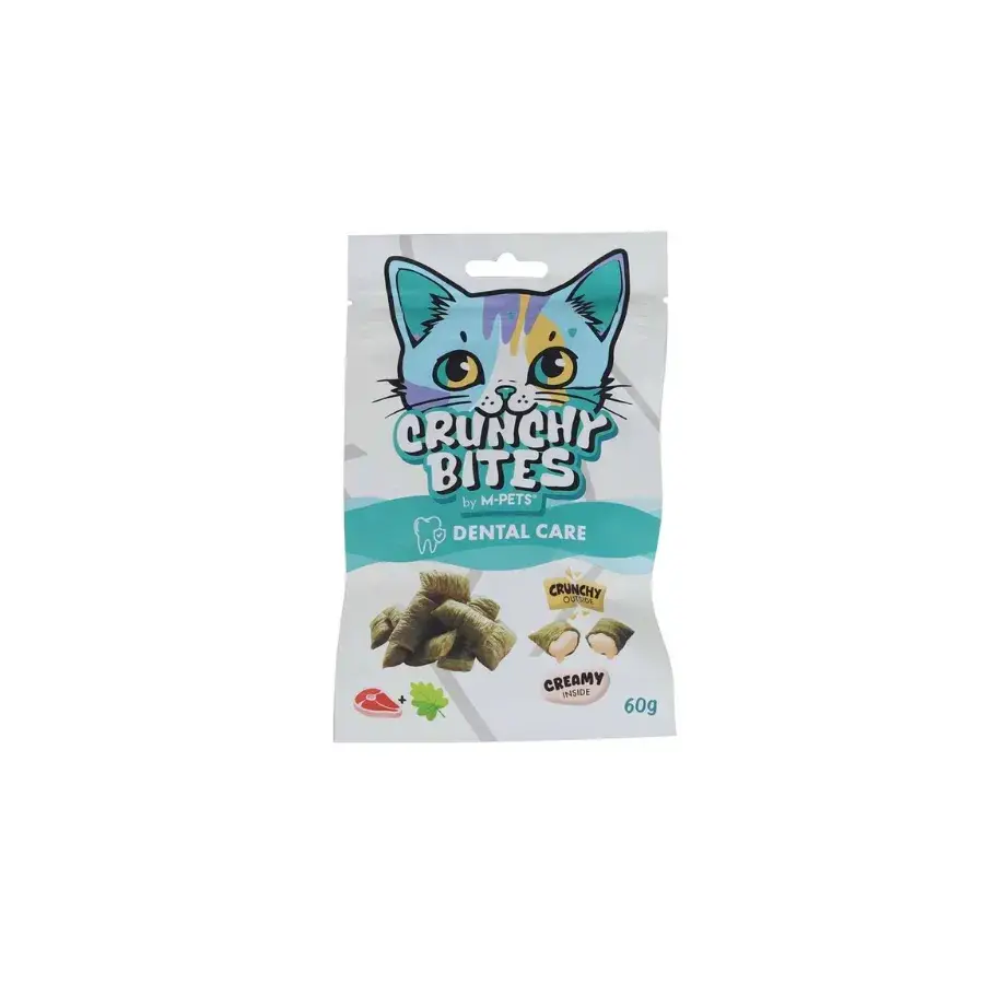 M-Pets Crunchy Bites Dental Care Diş Sağlığını Destekleyen Kedi Ödülü 60 Gr