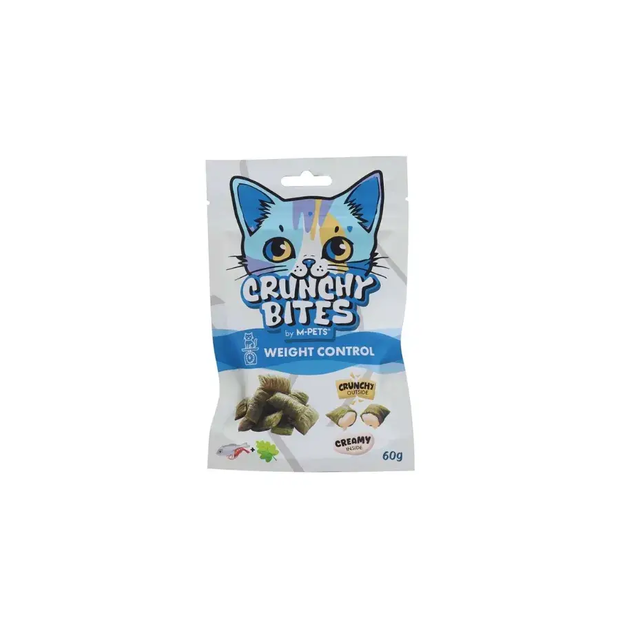 M-Pets Crunchy Bites Weight Control Kilo Kontrolünü Destekleyen Kedi Ödülü 60 Gr