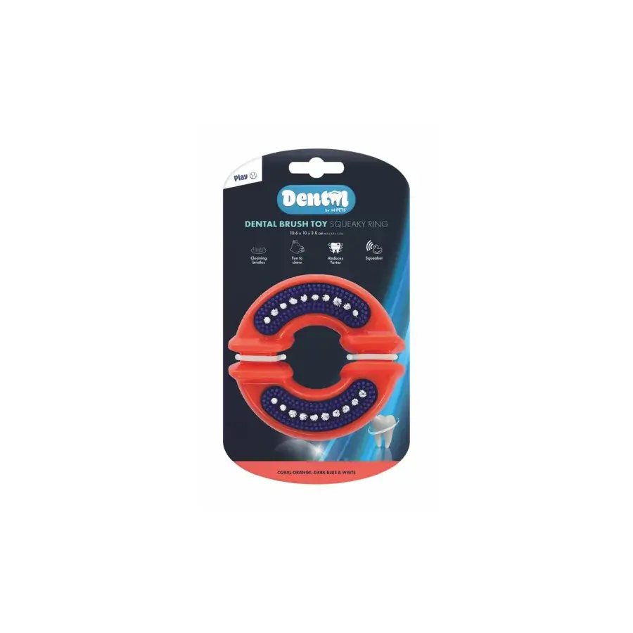 M-Pets Dental Squeaky Rıng Diş Fırçalı Köpek Oyuncağı